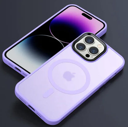 Luxury Magnetic Wireless Charging Case for iPhone