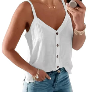 Elegant Off-Shoulder Suspender Blouse - Solid Color, Loose Fit, Stylish & Comfortable