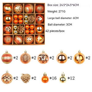 Colorful Christmas Ornament Ball Set