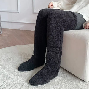 Fuzzy Over Knee High Winter Warm Socks