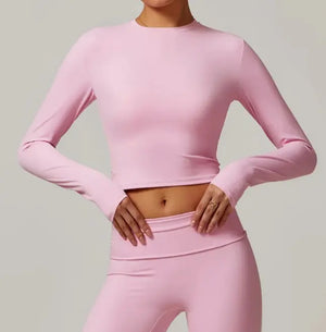 Slim Fit Long Sleeve Yoga Wear