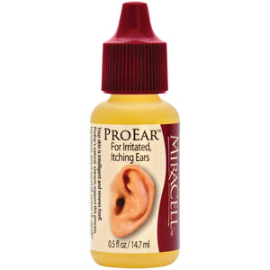 Miracell ProEar, Ear Drops for Itchy Ears, Clogged Ears, Irritated Ears, Dry Ears. All Natural Ear Oil for, Babies, Kids, Adults, and Dogs 0.5oz