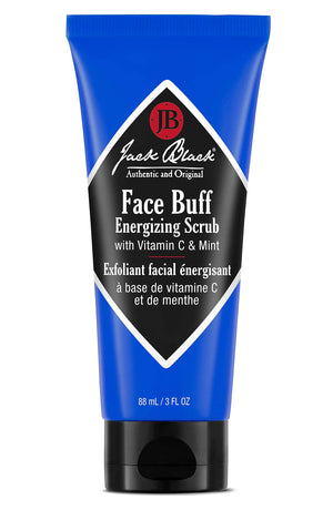 Jack Black Face Buff Energizing Scrub, 6 Fl Oz – Vitamin C & Mint – Deep Cleaning Pre-Shave Cleanser, Men’s Facial Scrub, Remove Oil, Dirt & Dead Skin, Men’s Cleanser, Hydrating Skincare 6 Fl Oz (Pack of 1)