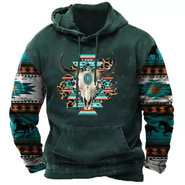 Men's Digital Print Streetwear Sports Hoodie – Fashion Forward Style