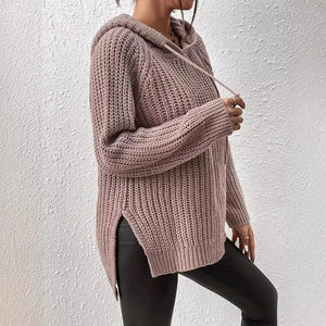 Pullover Hooded Sweater Women's Loose Slimming