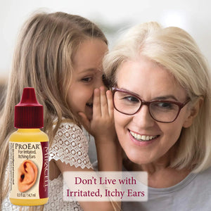 Miracell ProEar, Ear Drops for Itchy Ears, Clogged Ears, Irritated Ears, Dry Ears. All Natural Ear Oil for, Babies, Kids, Adults, and Dogs 0.5oz