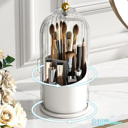 Rollabrush 360° Makeup Brush Organizer + Free Lipstick Storage Box