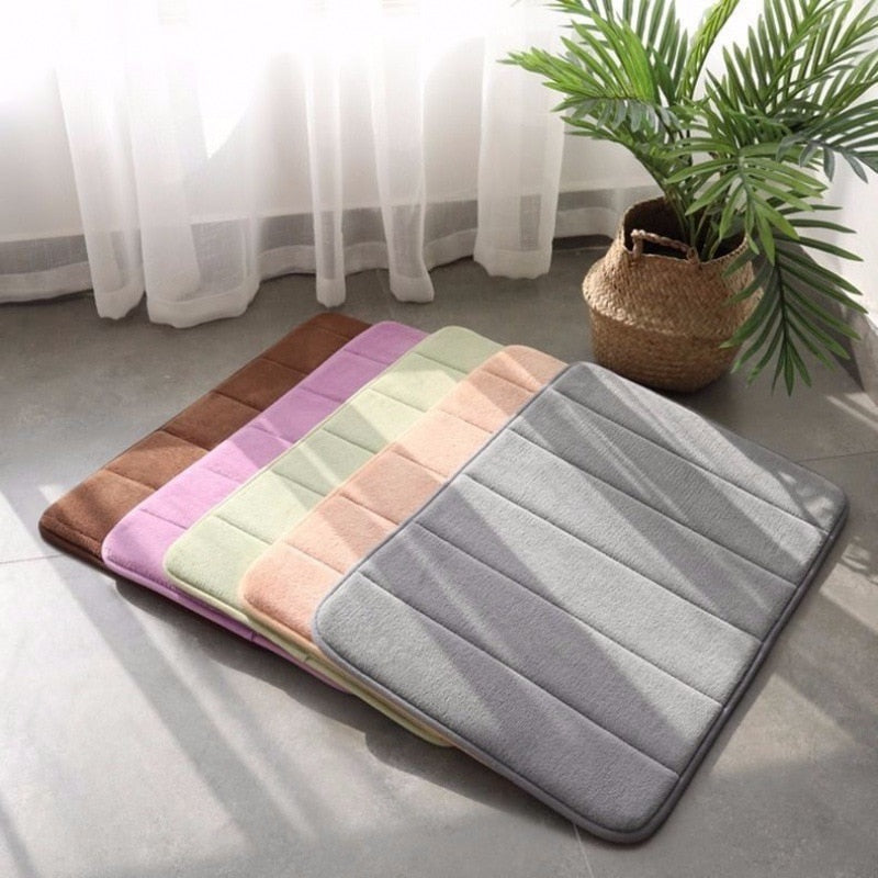 Super Absorbent Memory Foam Bathroom Rug