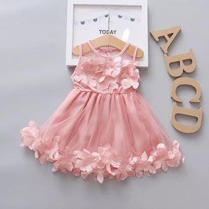 Flower Fairy Baby Girl Party Dresses