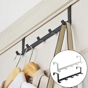 Hooks Over The Door Bathroom Organizer Rack