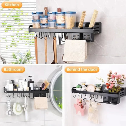 Wave Pattern Kitchen Organizer Shelf