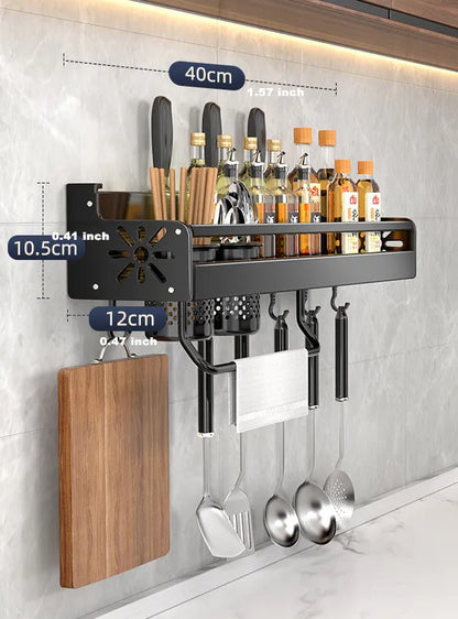 Wave Pattern Kitchen Organizer Shelf