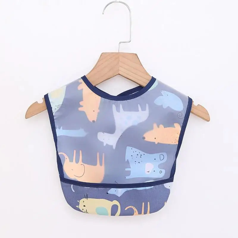 Baby Kids Long Sleeve Scarf Waterproof Apron