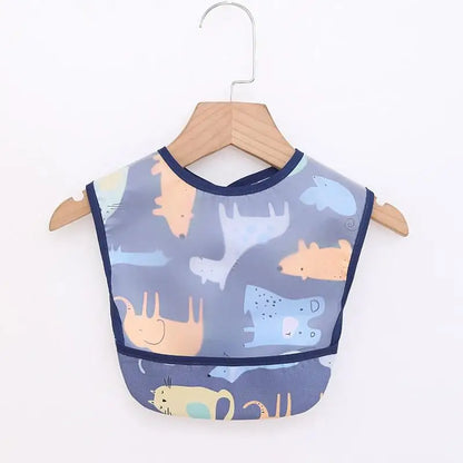 Baby Kids Long Sleeve Scarf Waterproof Apron