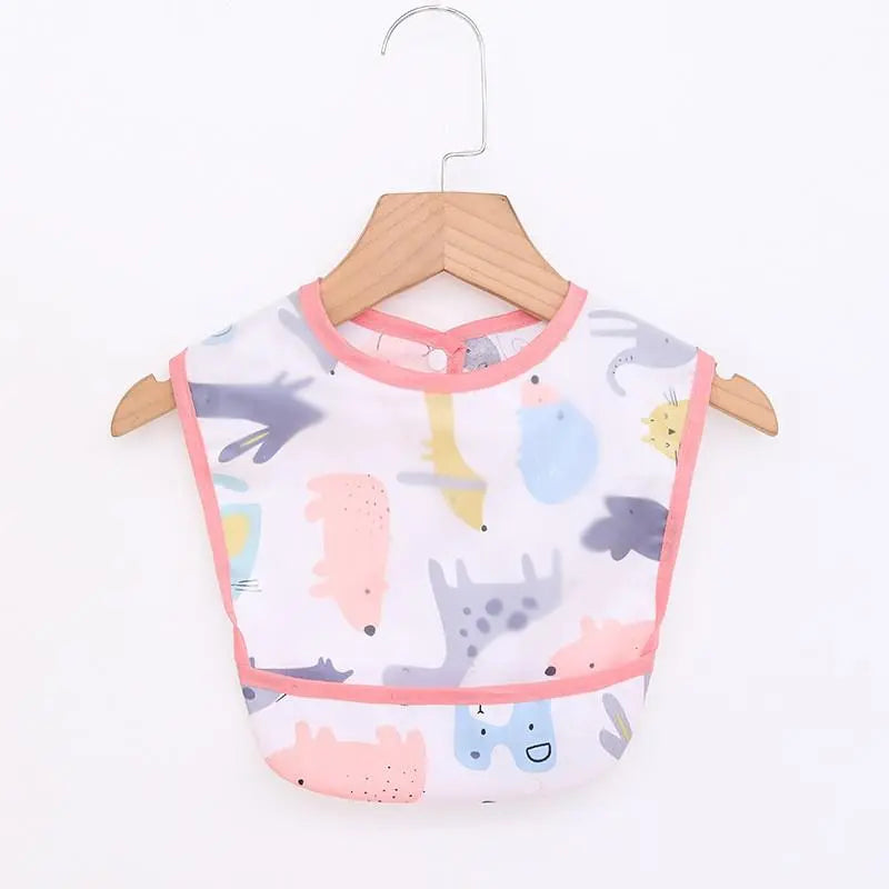 Baby Kids Long Sleeve Scarf Waterproof Apron