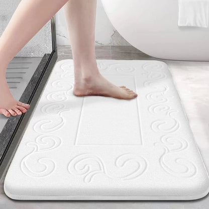 Water Absorbent Non-Slip Memory Foam Bathroom Mat