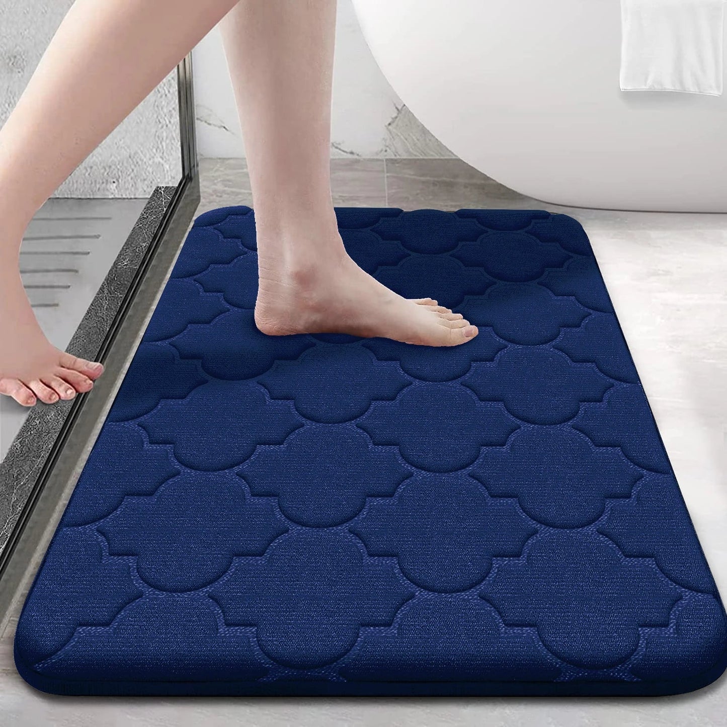 Water Absorbent Non-Slip Memory Foam Bathroom Mat