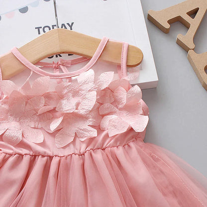 Flower Fairy Baby Girl Party Dresses