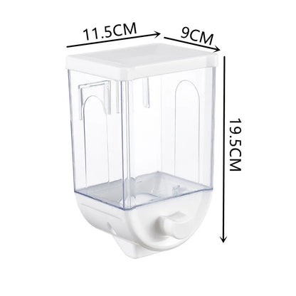 Convenient Wall Mounted Cereal Dispenser Containers