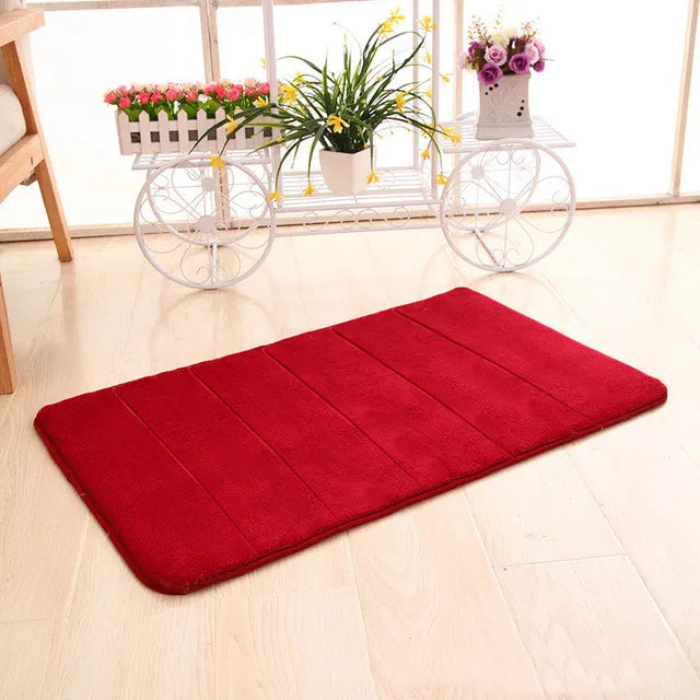 Super Absorbent Memory Foam Bathroom Rug