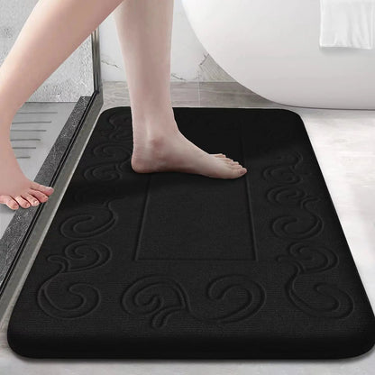 Water Absorbent Non-Slip Memory Foam Bathroom Mat