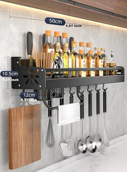 Wave Pattern Kitchen Organizer Shelf