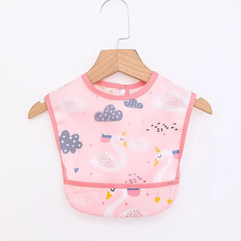 Baby Kids Long Sleeve Scarf Waterproof Apron