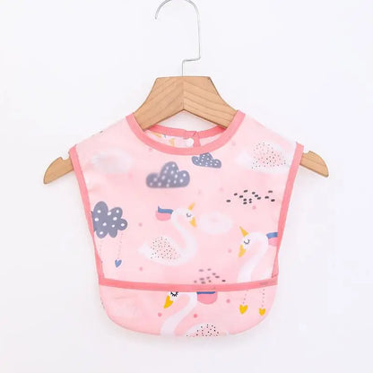 Baby Kids Long Sleeve Scarf Waterproof Apron