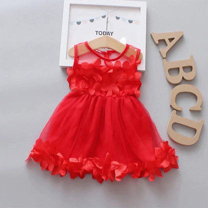 Flower Fairy Baby Girl Party Dresses