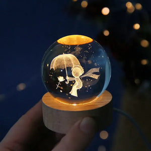 3D Night Crystal Ball - Rieworkes