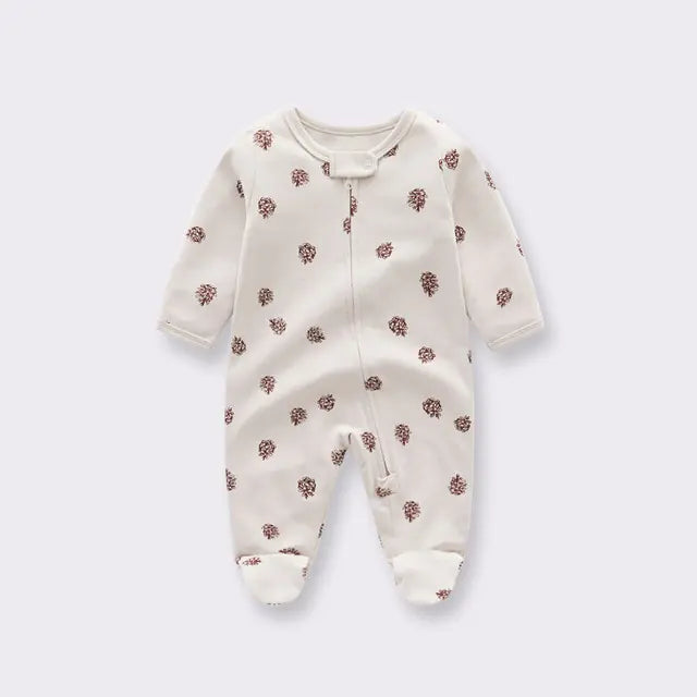 Newborn Baby Knitted Footie Jumpsuit